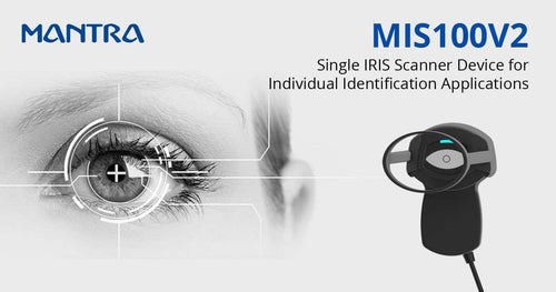 RD RENEWAL Mantra Iris Scanner - Single USB MIS 100 V2 Biometric